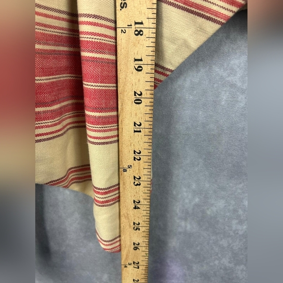 BCBGMAXAZRIA Women's‎ Red Striped Cropped Jacket Blazer Shorts Set Small Y2K L - Picture 7 of 9